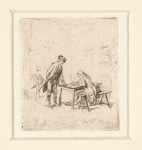 a El Informe b Arlequín de Jean Louis Ernest Meissonier