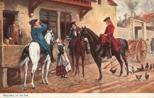 Deteniéndose en una posada