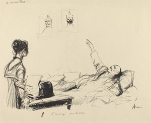 En Versalles. El enviado de los boches, c. 1914-1919 de Jean Louis Forain