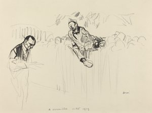 En Versalles julio 1919, probablemente 1919 de Jean Louis Forain