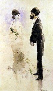 Un amante mudo de miedo de Jean Louis Forain