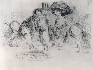 En la mesa de juego, 1925 de Jean Louis Forain