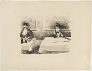 En el restaurante de Jean Louis Forain