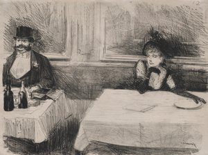 En el restaurante de Jean Louis Forain