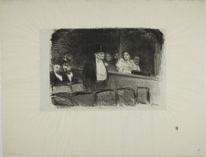 En el teatro de Jean Louis Forain