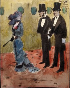 En el teatro de Jean Louis Forain