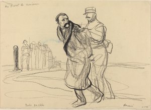 Au Front de Vincennes. Bolo pacha de Jean Louis Forain