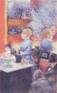 Bar en el Folies-Bergere, 1878 de Jean Louis Forain