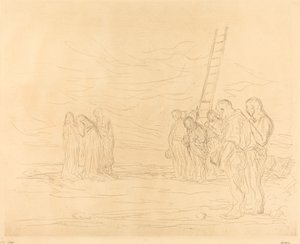 Calvario (primera placa) de Jean Louis Forain