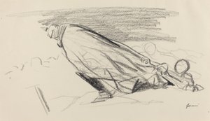 Ceux de la première heure. "¡Señor! ¿Dónde estamos de "la guerra fresca y alegre"? ..." de Jean Louis Forain