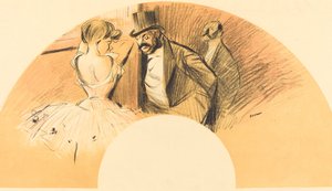 Abanico de Jean Louis Forain