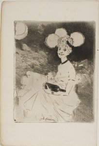 Frontispicio de Marthe de Jean Louis Forain