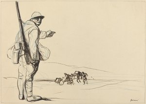 Avance Alemán, c. 1914-1919 de Jean Louis Forain
