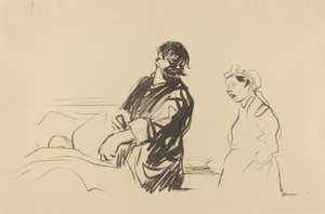 Escena hospitalaria, c. 1914-1919 de Jean Louis Forain