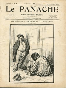 Ilustración de Jean-Louis Forain para la portada de Le Panache, revista realista ilustrada de Jean Louis Forain