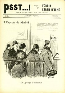 Ilustración de Jean-Louis Forain (1852-1931) en Psst...! de Jean Louis Forain
