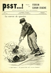 Ilustración de Jean-Louis Forain (1852-1931) en Psst...! de Jean Louis Forain