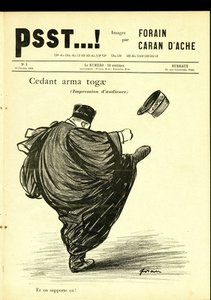 Ilustración de Jean-Louis Forain (1852-1931) en Psst...! de Jean Louis Forain