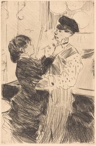 Atando la Corbata de Jean Louis Forain