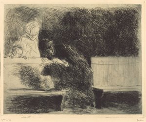 Abogado revisando un expediente de Jean Louis Forain