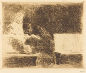 Abogado revisando un expediente de Jean Louis Forain