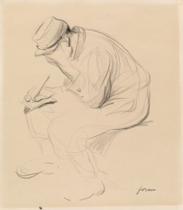 Le Poilu (Soldado francés escribiendo a casa) de Jean Louis Forain