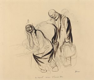 La partida hacia Versalles, c. 1919 de Jean Louis Forain
