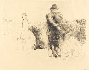 Lourdes, transporte del paralítico de Jean Louis Forain