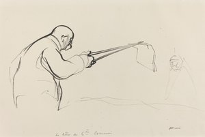 M. Clemenceau. La carta del Cte Czernin de Jean Louis Forain