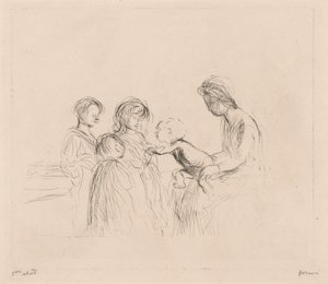 Madonna y niños de Jean Louis Forain