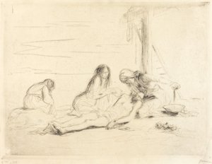 Pietá (primera placa) de Jean Louis Forain