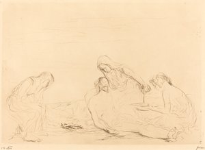 Pietá (tercera placa) de Jean Louis Forain