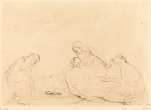 Pietá (tercera placa) de Jean Louis Forain