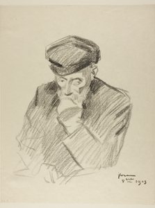 Retrato de Renoir, Cuarta Lámina de Jean Louis Forain