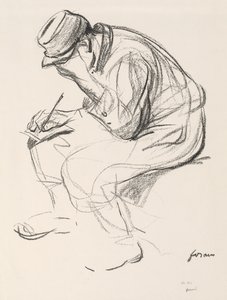 Prisionero de guerra escribiendo una carta de Jean Louis Forain