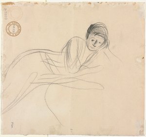 Mujer Reclining (verso)