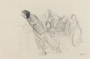 Refugiados, c. 1914-1919 de Jean Louis Forain