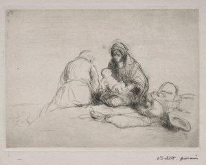Descanso en la Huida a Egipto