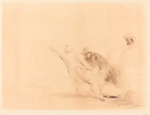 La adúltera (tercera placa) de Jean Louis Forain