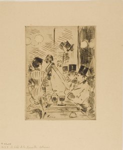 El Café de la Nueva Atenas de Jean Louis Forain
