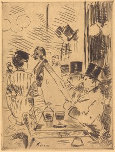 El café de la Nueva Atenas de Jean Louis Forain