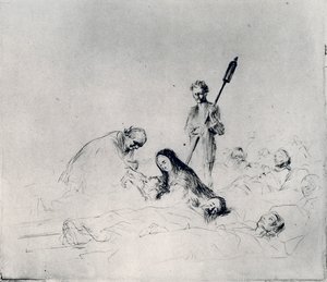 La comunión de los pacientes, 1925 de Jean Louis Forain