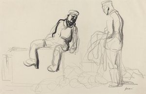 La Retirada Económica, c. 1914-1919 de Jean Louis Forain