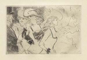 Las Folies-Bergère, c. 1880-86 de Jean Louis Forain