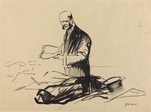 El Sombrero de Marshall Foch, c. 1914-1919 de Jean Louis Forain