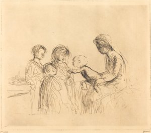 La Madonna y los niños de Jean Louis Forain