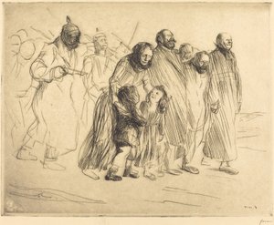Los notables (pequeña placa) de Jean Louis Forain