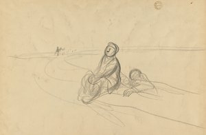 Dos Figuras en un Camino, c. 1919
