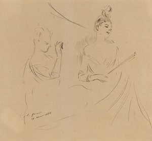 Dos Damas en un Palco de Jean Louis Forain