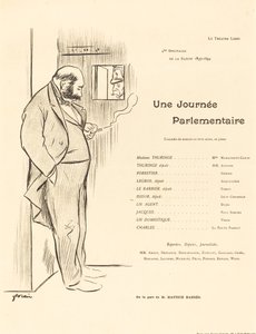 Un día parlamentario de Jean Louis Forain